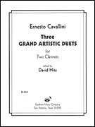 THREE GRAND ARTISTIC DUETS CLARINET cover
